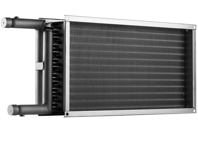 Водяной нагреватель для прямоугольных каналов ZILON серия ZWS 300x150-2