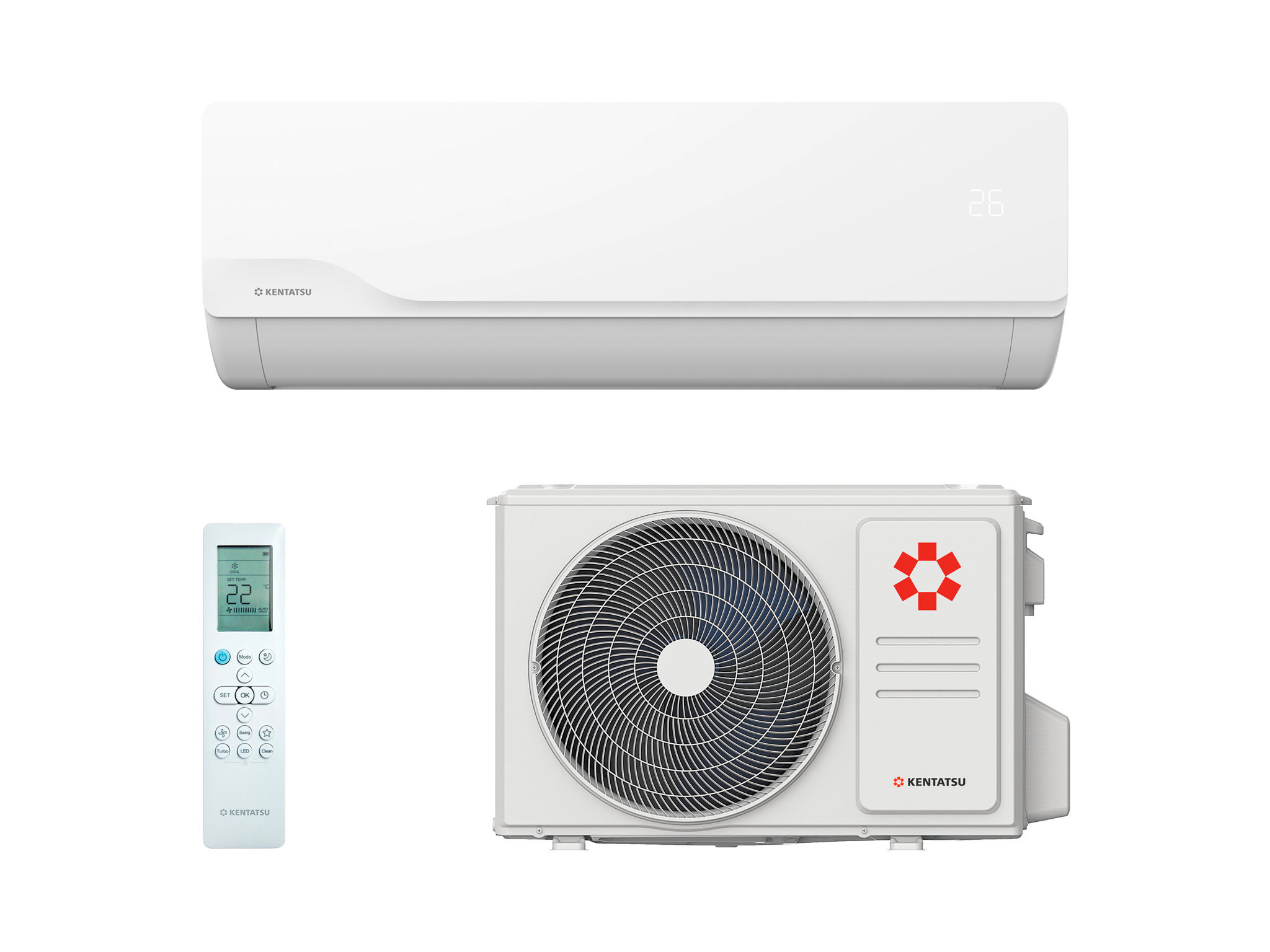 Кондиционер инверторный Kentatsu KSGKU35HZRN1/KSRKU35HZRN1 (серия KUMO Inverter)