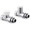Набор термостатический для радиатора прямой ROYAL THERMO Design 1/2&quot;М30х1,5 (Хром)